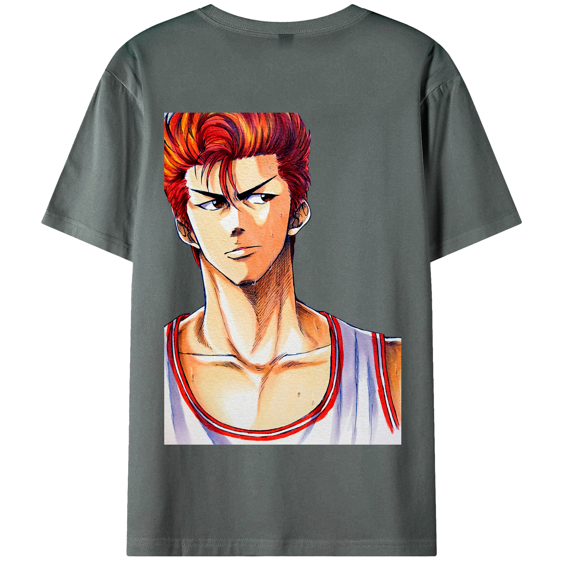 SLAM DUNK／スラムダンク 綿100％半袖Tシャツ（背面プリント）